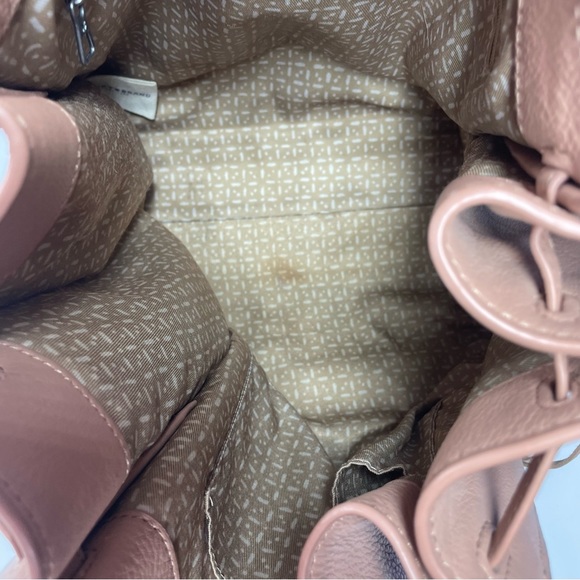Lucky Brand Numa Tote Bag Purse Blush Pink Leather Handbag Satchel Tassels Hobo - Picture 6 of 7